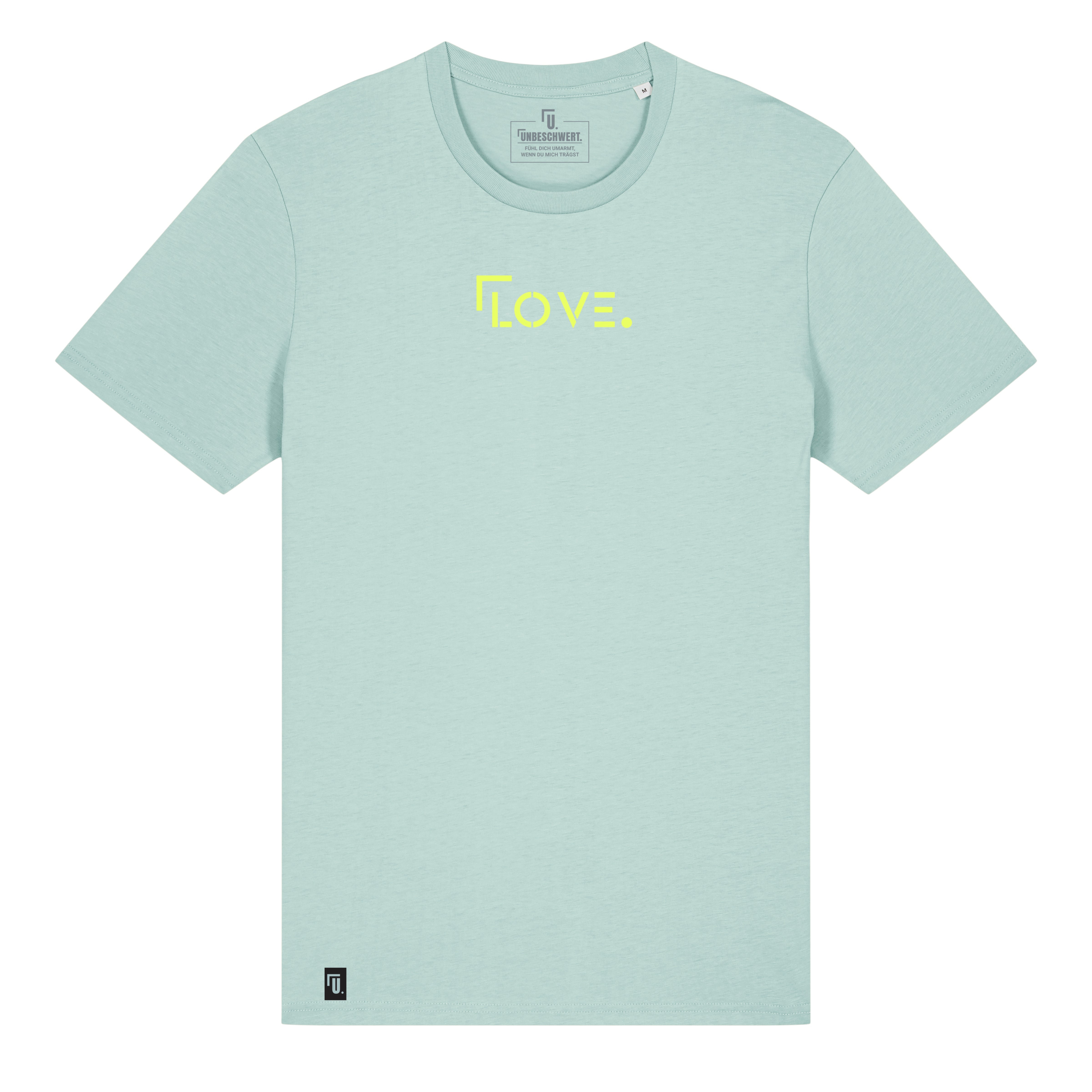 T-Shirt "LOVE" Unisex - Caribbean Blue