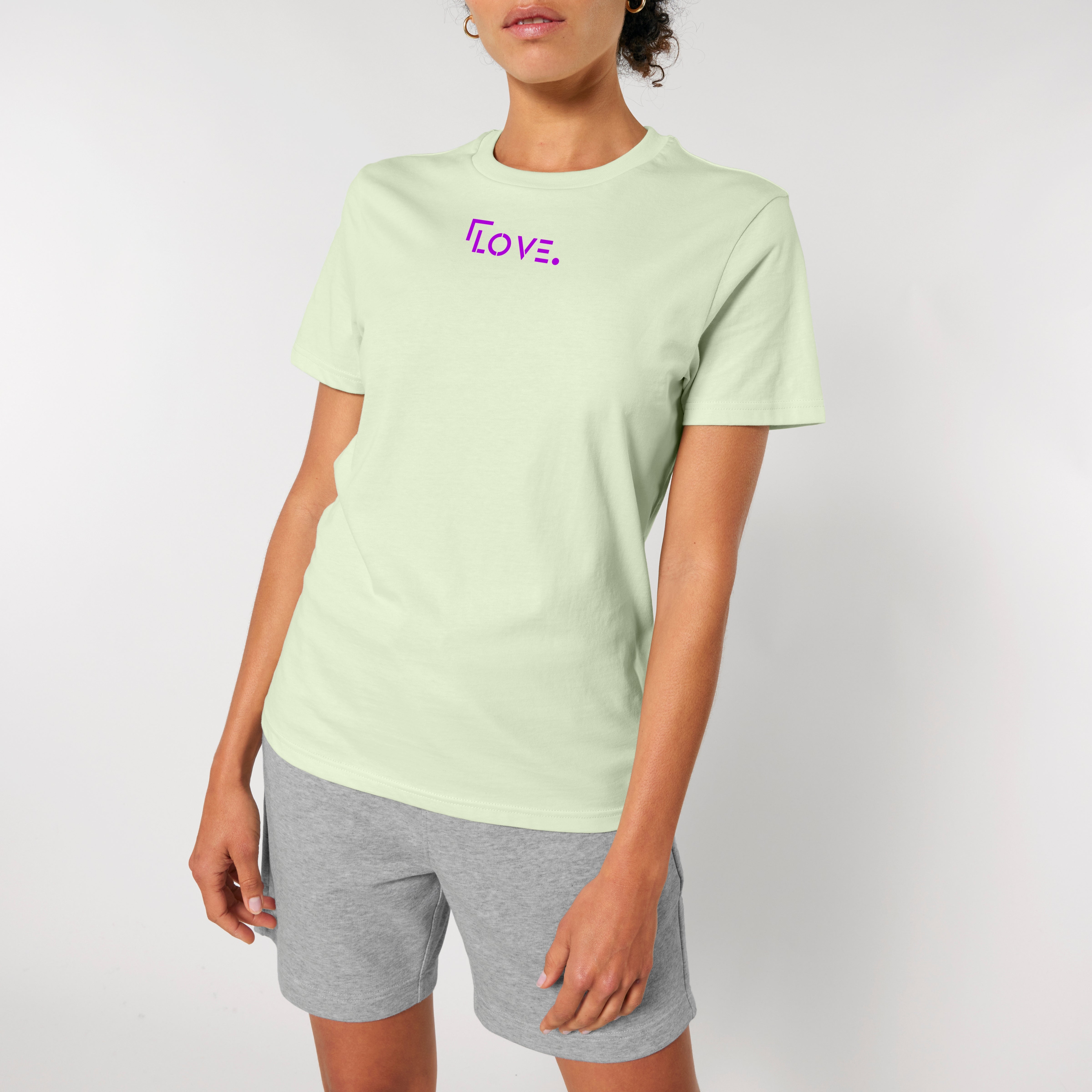 T-Shirt "LOVE" Unisex - Stem Green