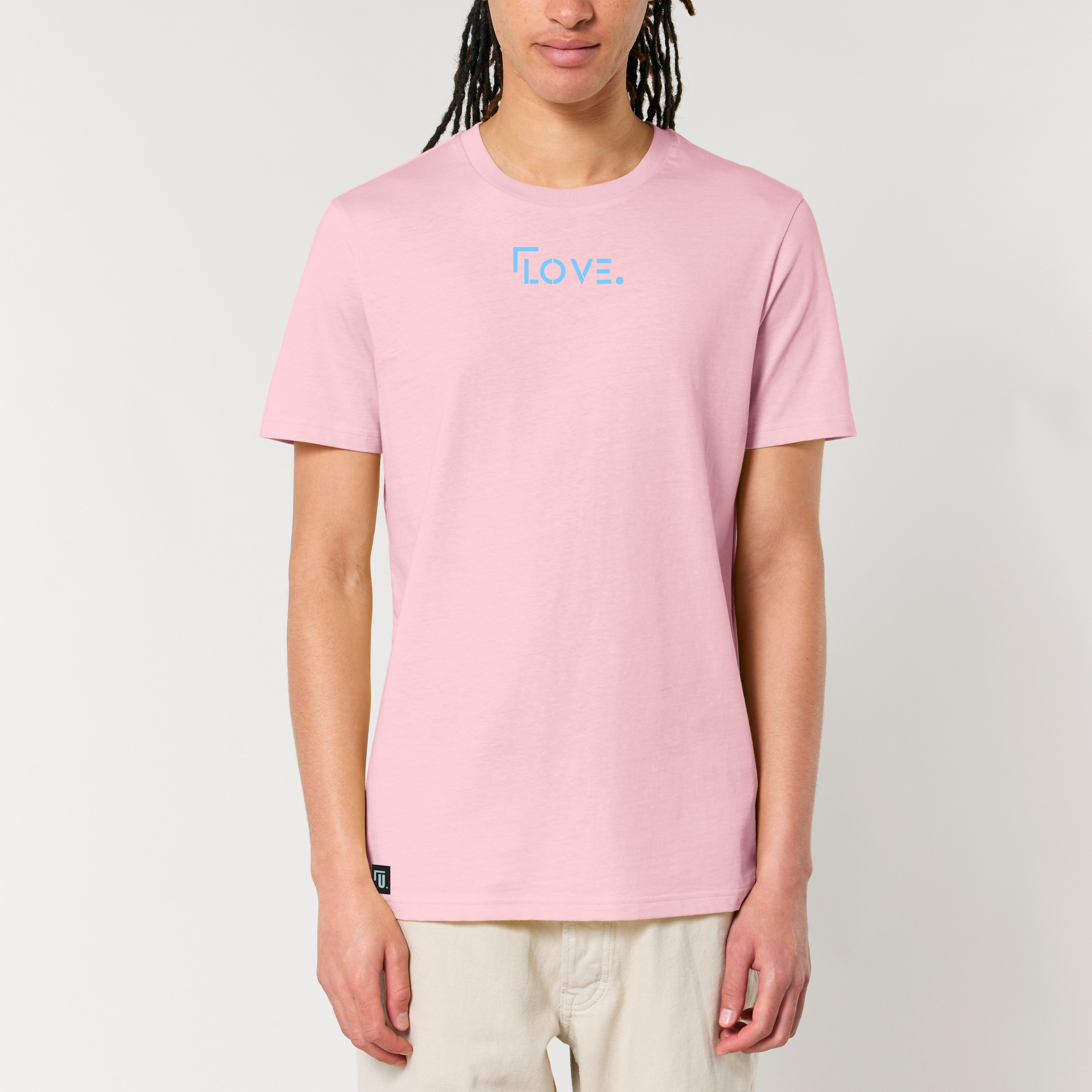 T-Shirt "LOVE" Unisex - Cotton Pink