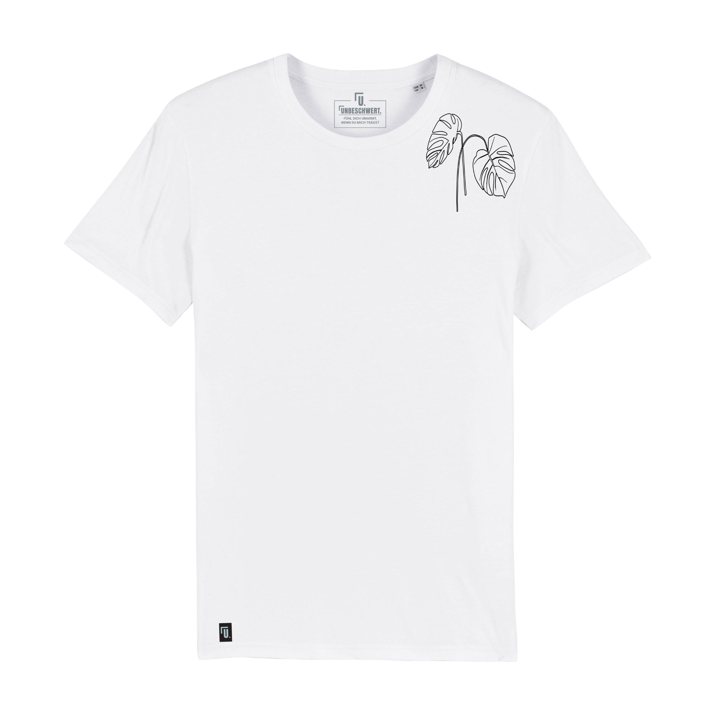 Premium Organic T-Shirt Healing Nature I Unisex weiss Frontansicht