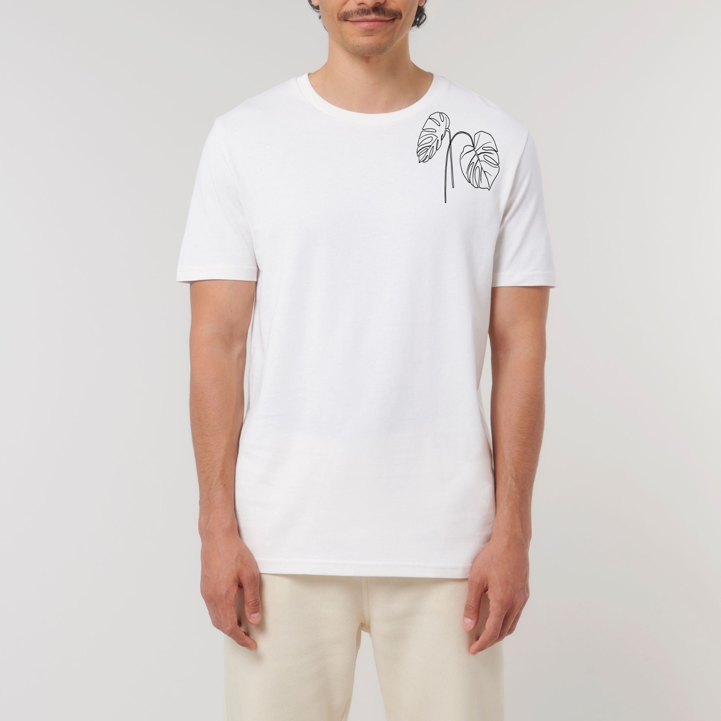 Premium Organic T-Shirt Healing Nature I Unisex weiss Mann Frontansicht