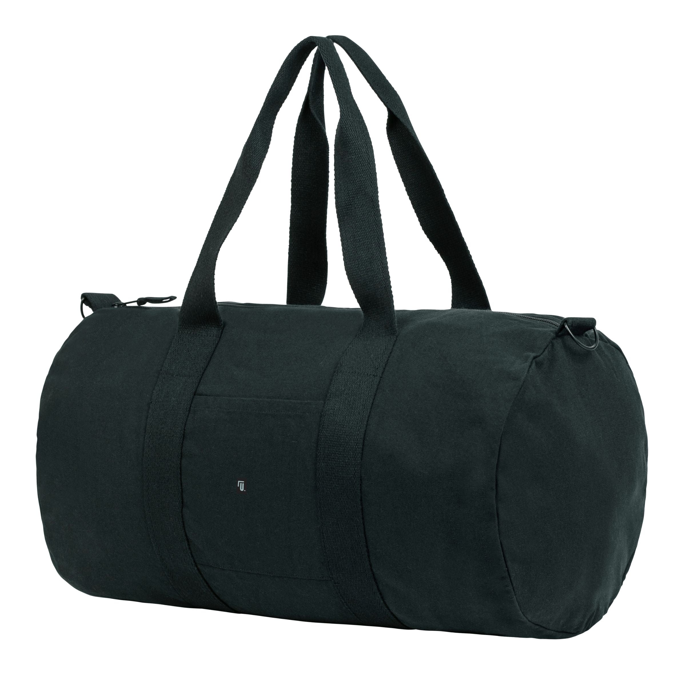 Duffle Bag_ U._schwarz_Seitenansicht