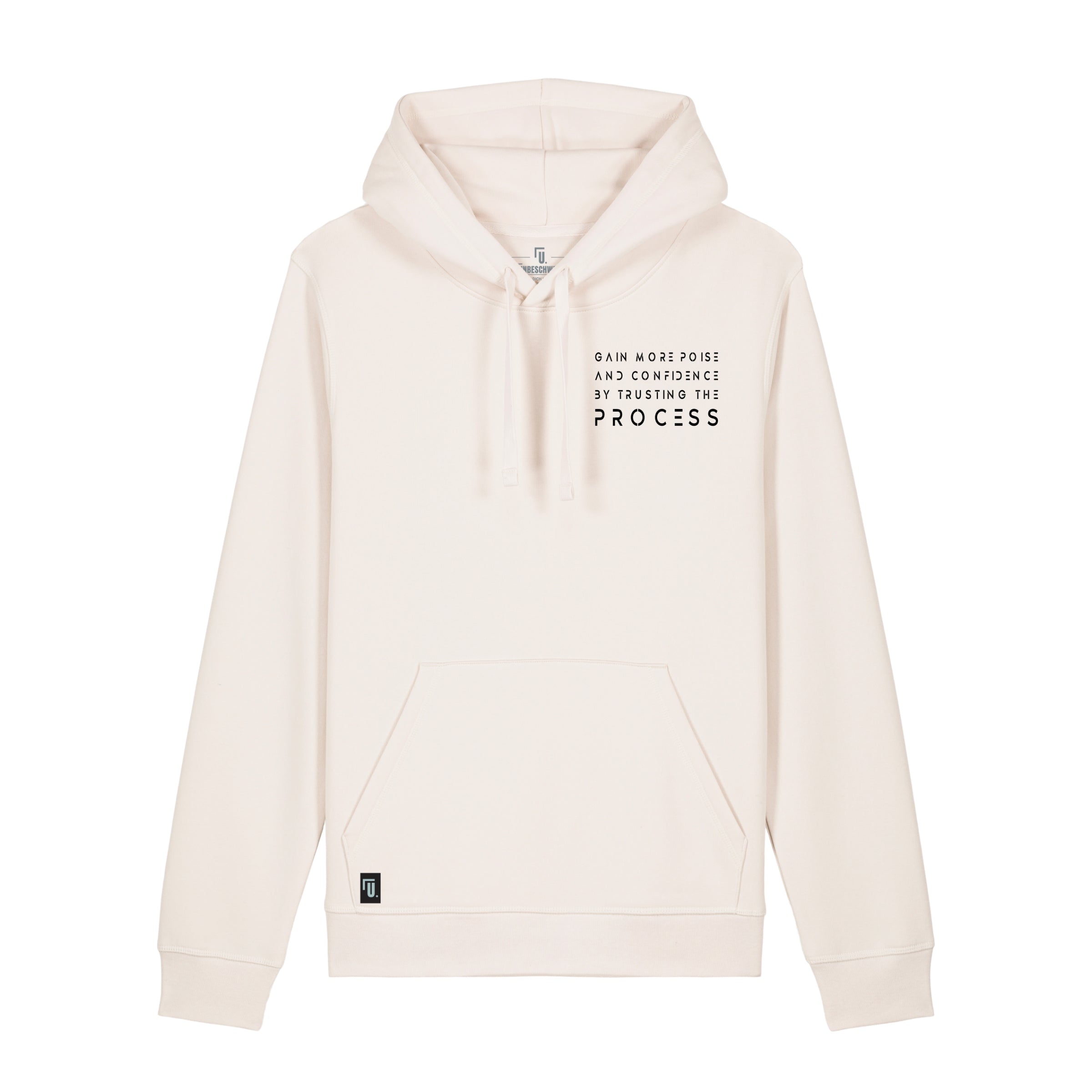 Premium Organic Hoodie_PROCESS_Vintage White_ Frontansicht