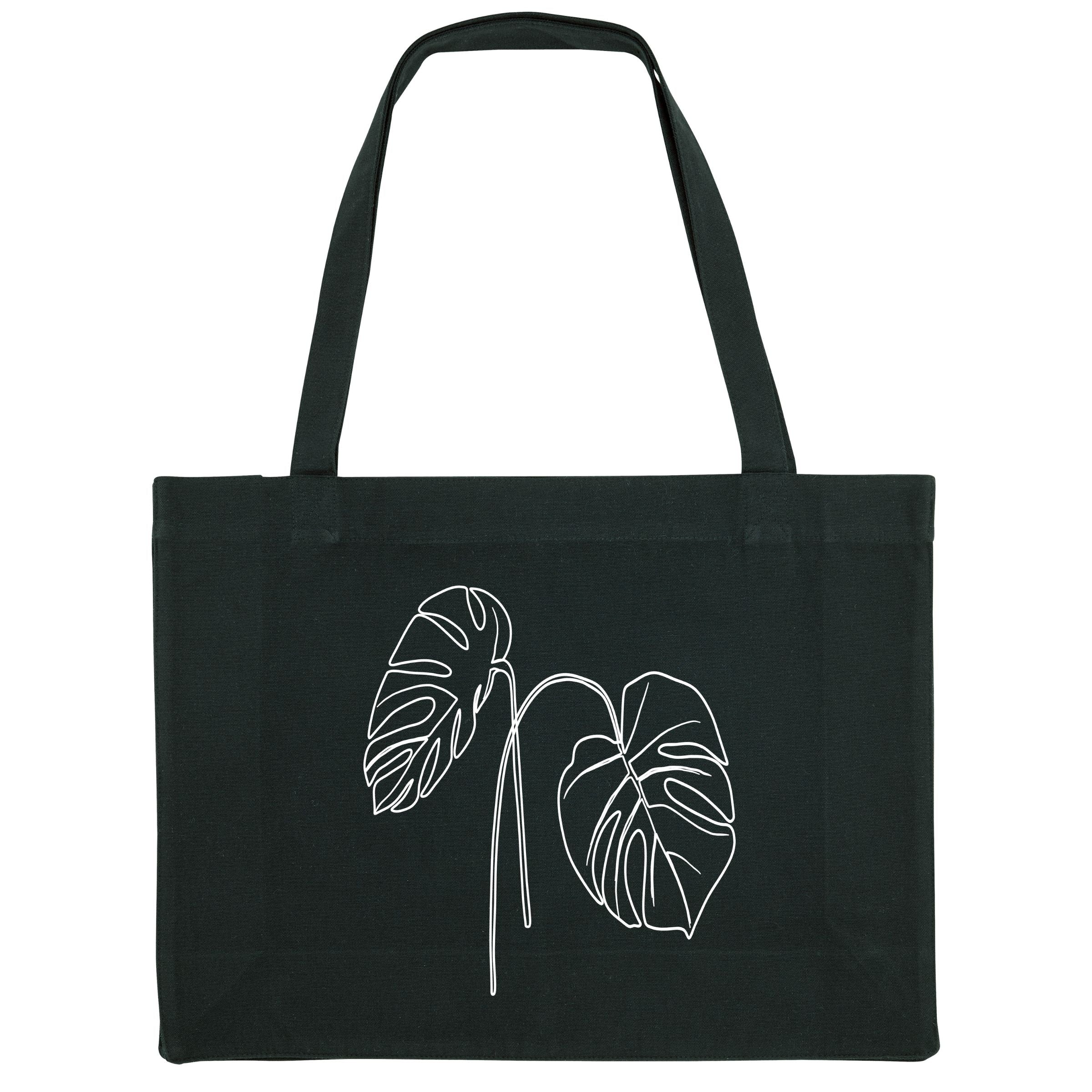Shopping Bag - "HEALING NATURE I" - schwarz