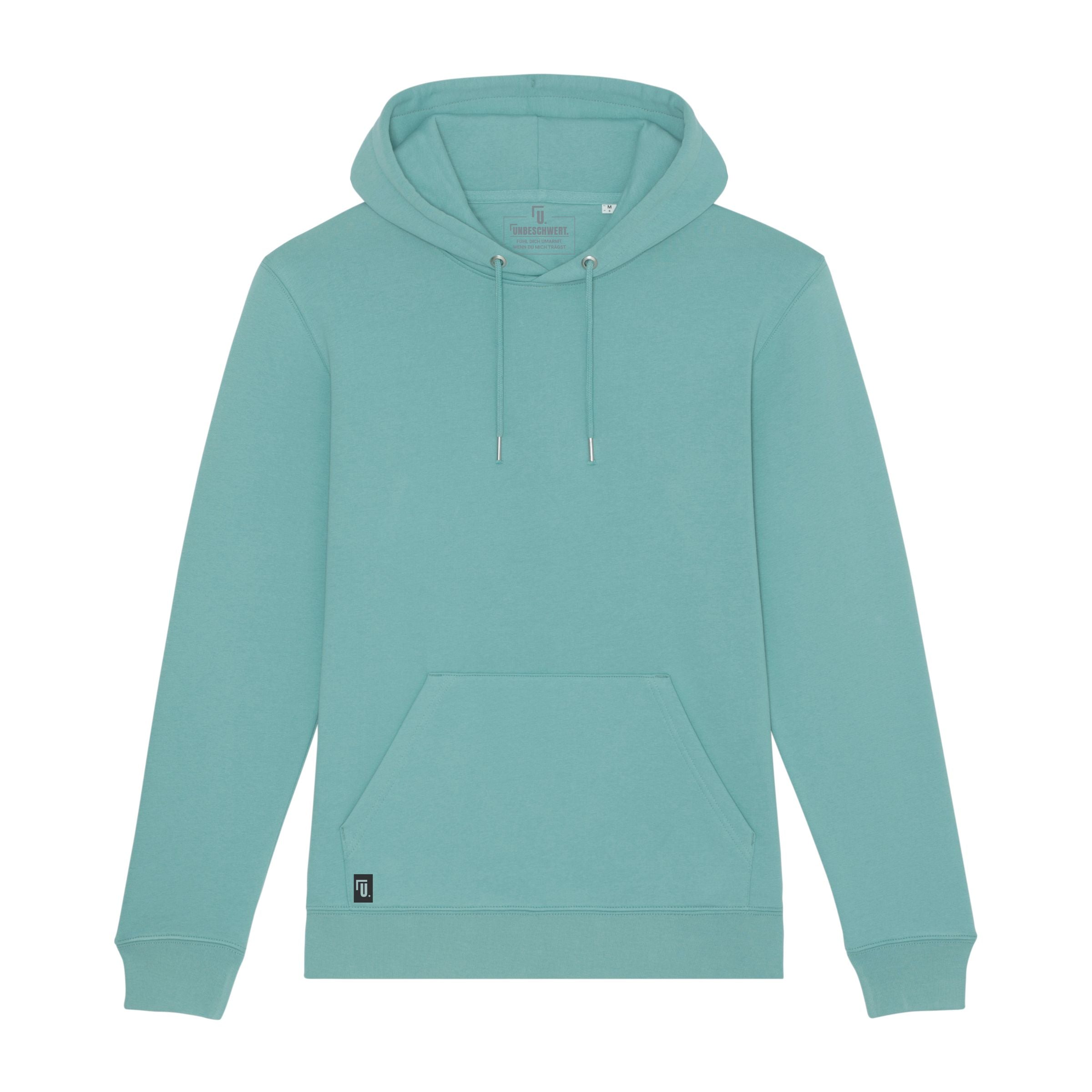 Hoodie "BE THE GOOD ONE" Unisex - Teal Monstera
